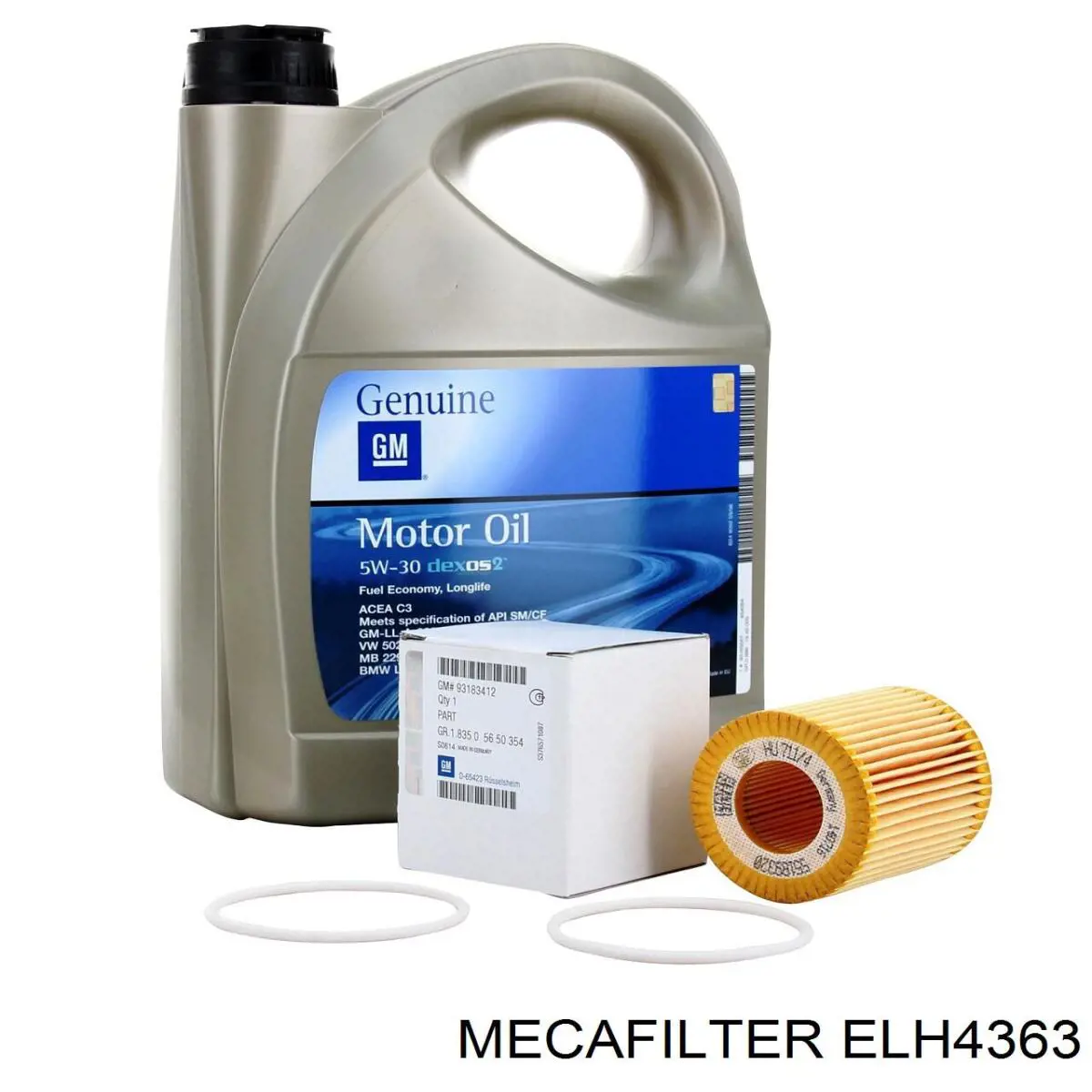 Фильтр масла Mecafilter ELH4363