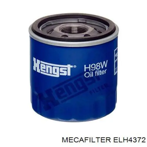 ELH4372 Mecafilter Масляный фильтр двигателя