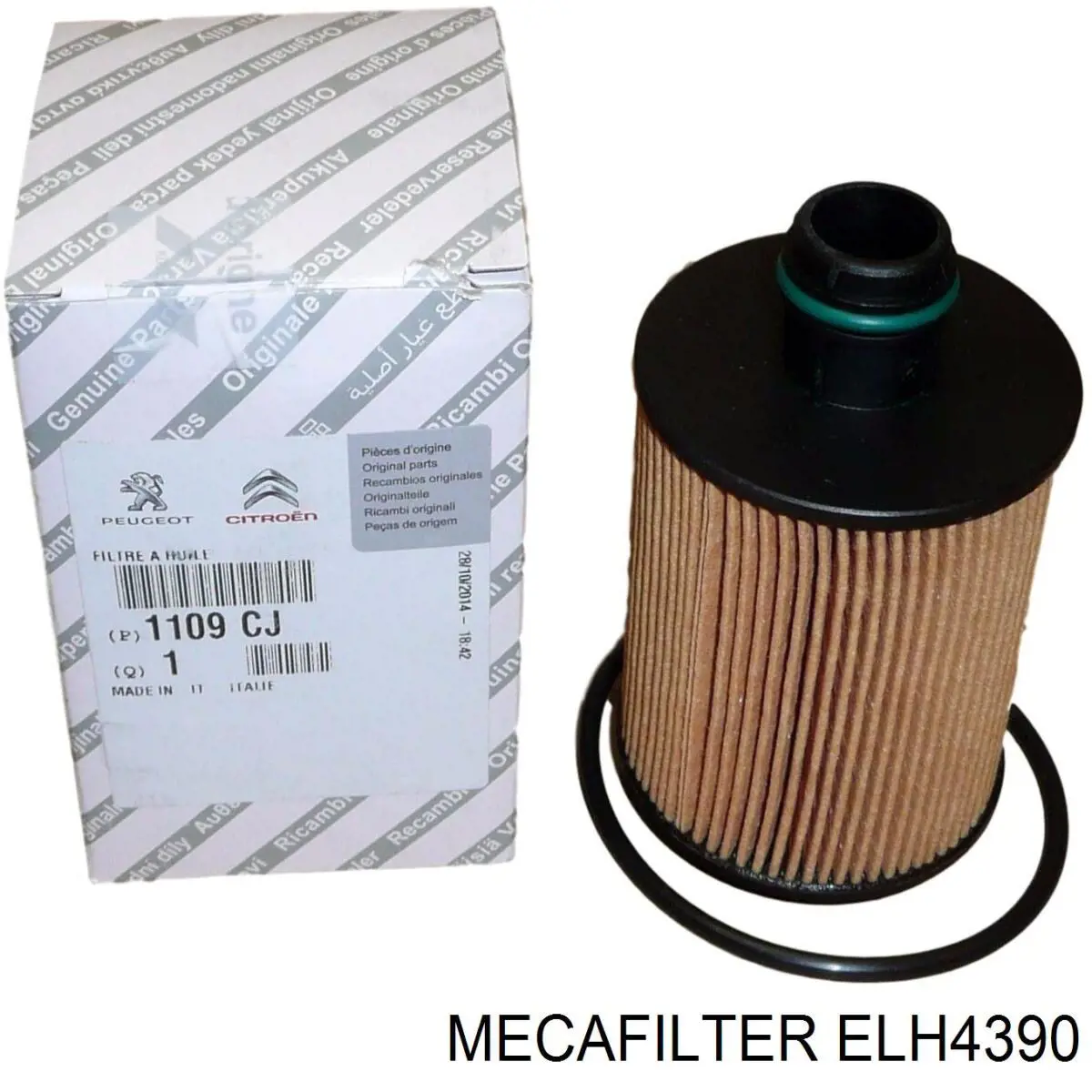 Filtro de aceite ELH4390 Mecafilter