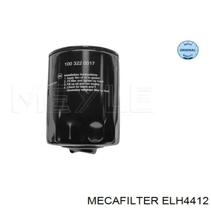 Filtro de aceite ELH4412 Mecafilter