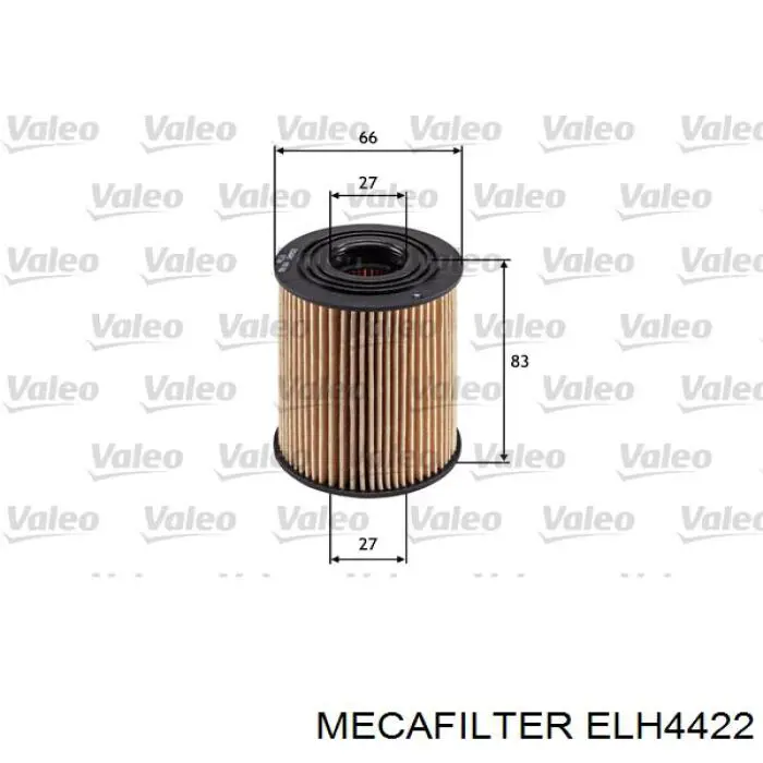 Купить ELH4422 Mecafilter Фильтр центробежный очистки масла