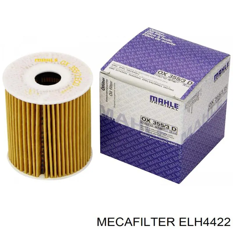 Filtro de aceite ELH4422 Mecafilter