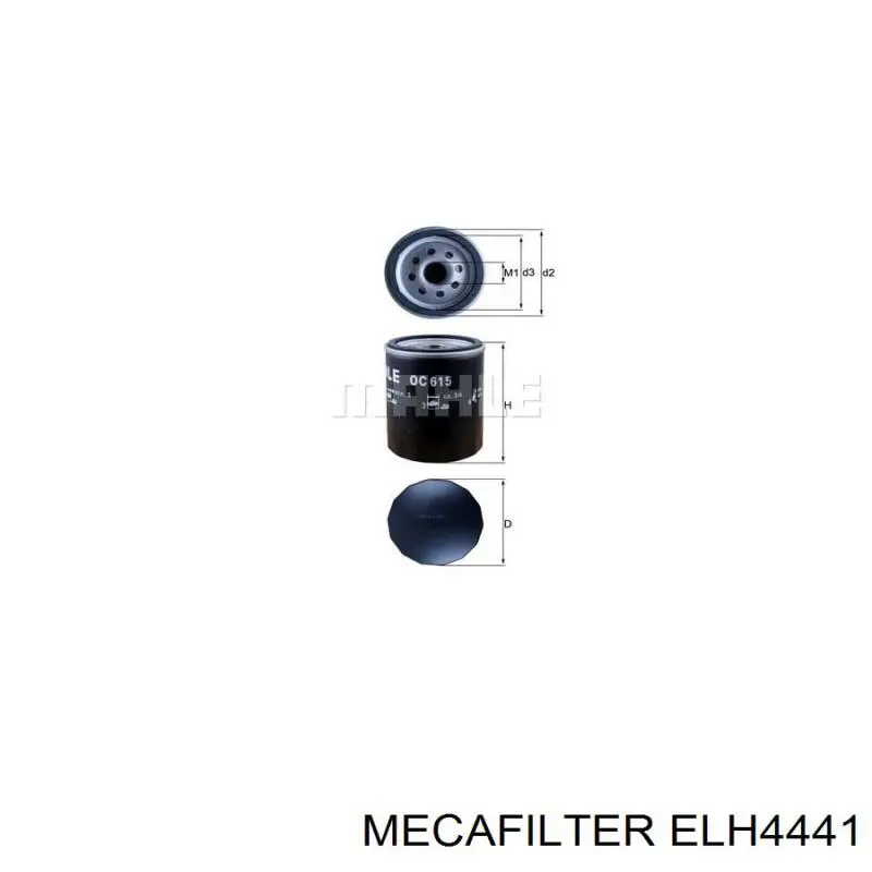 Купить ELH4441 Mecafilter Фильтр центробежный очистки масла