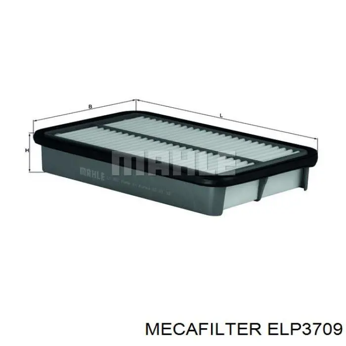 Filtro de aire ELP3709 Mecafilter