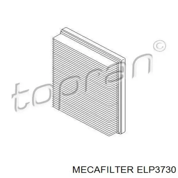 Купить ELP3730 Mecafilter Автомобильный фильтр воздуха