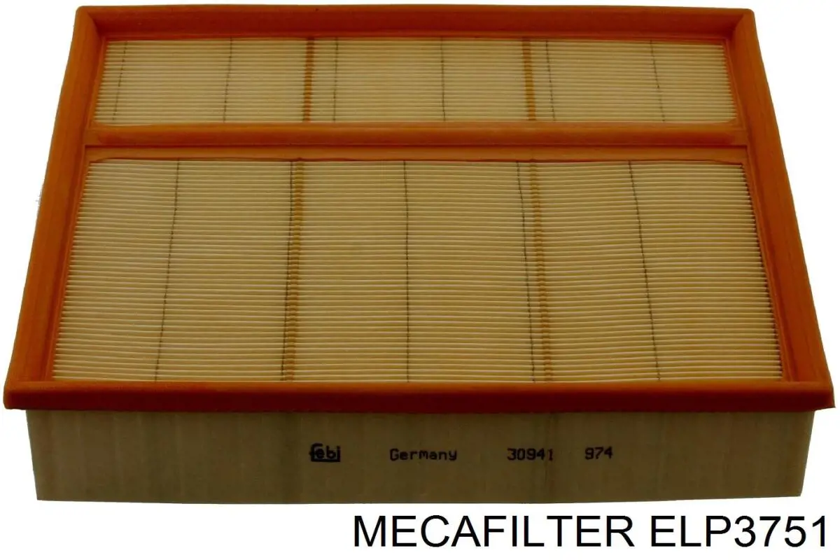 ELP3751 Mecafilter Воздушный фильтр двигателя