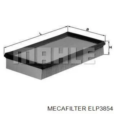 Filtro de aire ELP3854 Mecafilter