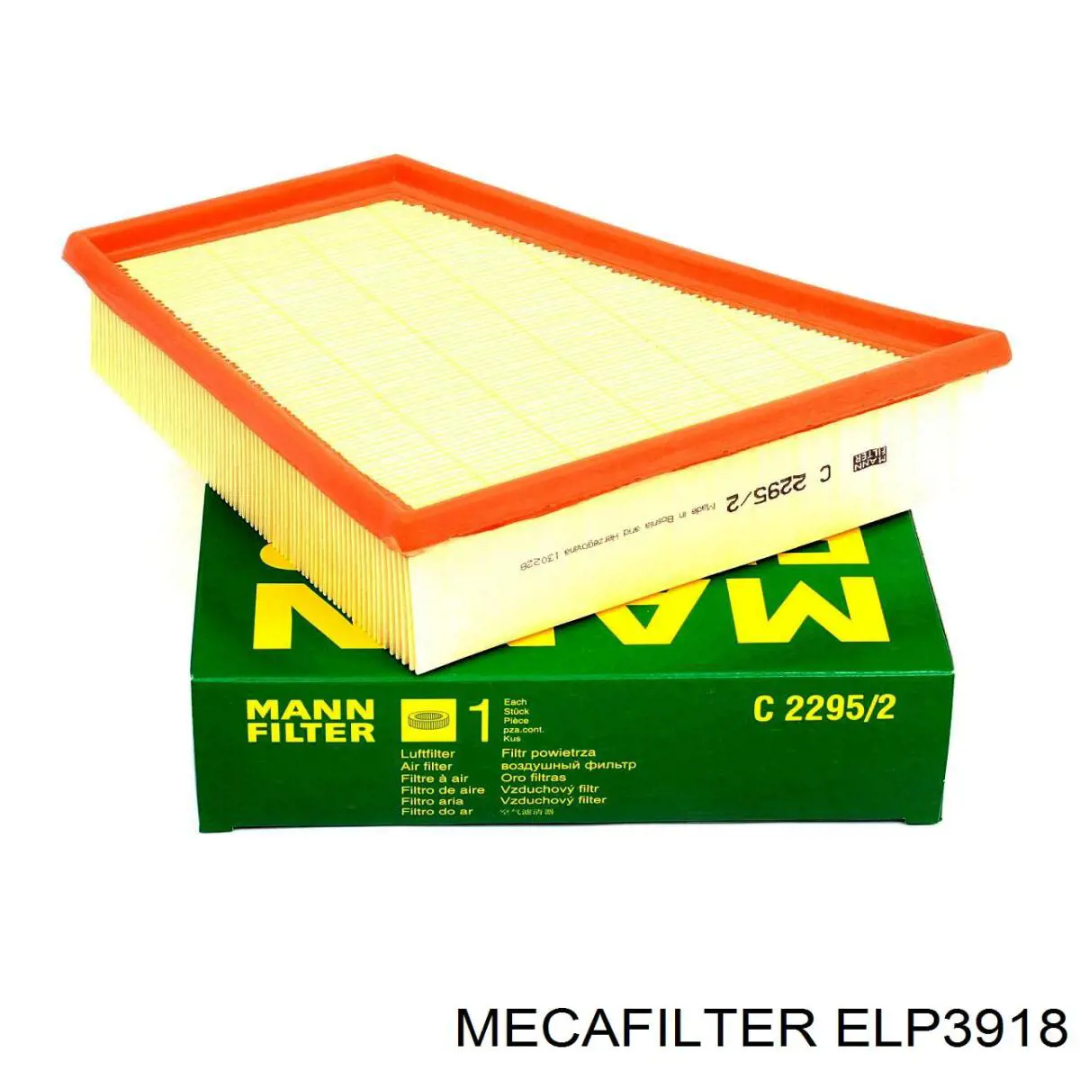 ELP3918 Mecafilter Воздушный фильтр двигателя