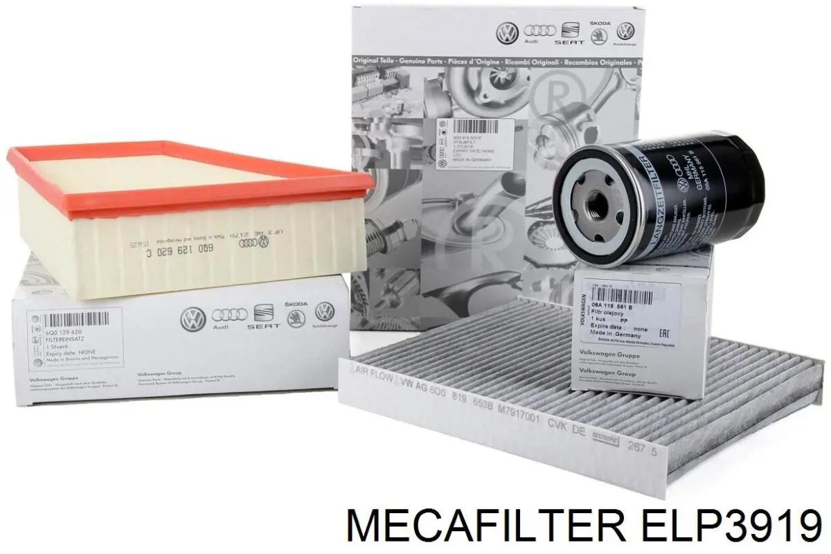 Купить ELP3919 Mecafilter Автомобильный фильтр воздуха
