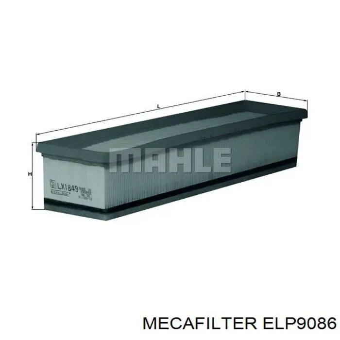 ELP9086 Mecafilter воздушный фильтр