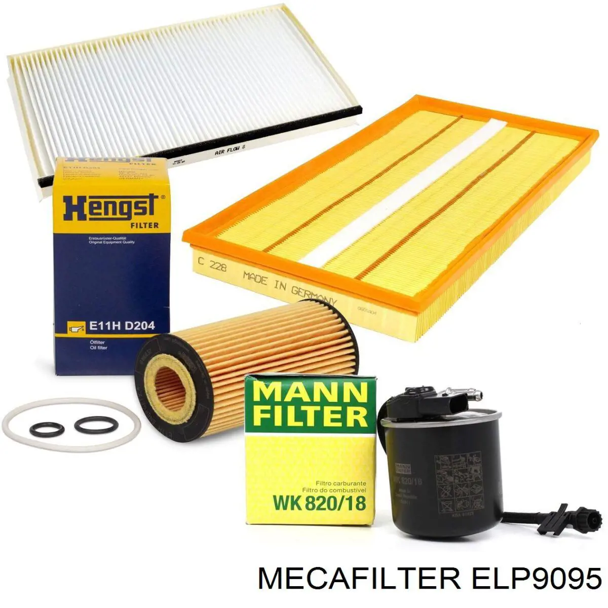 Элемент воздушного фильтра Mecafilter ELP9095 цена, от 9.20 USD
