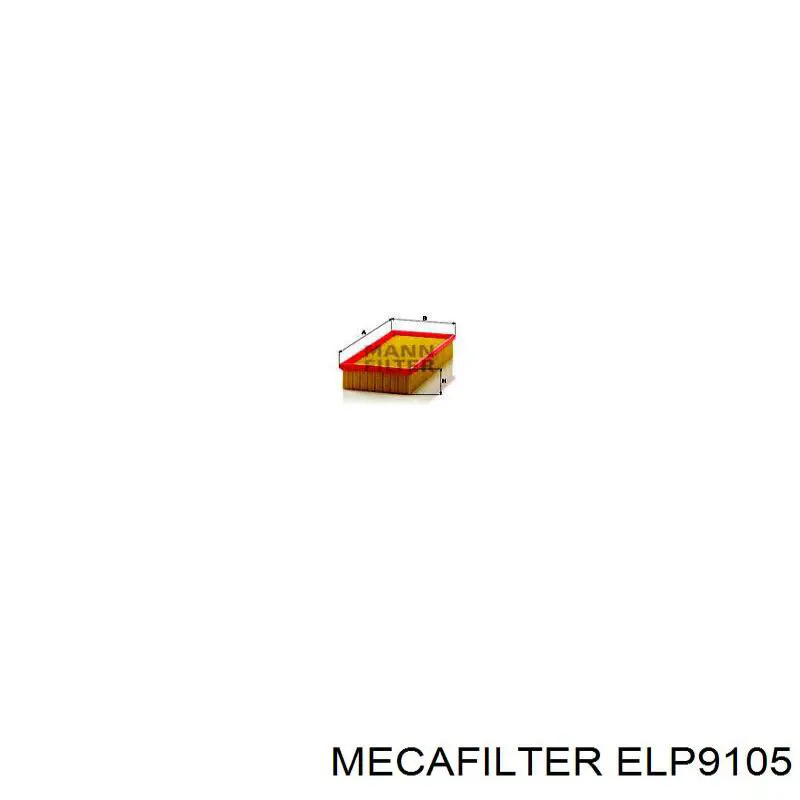 Элемент воздушного фильтра Mecafilter ELP9105 цена, от 4.38 USD