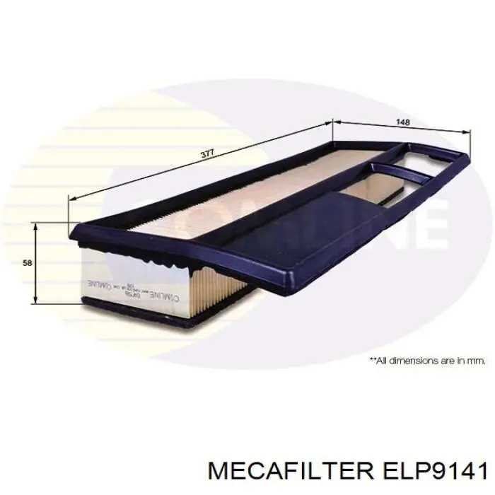 Элемент воздушного фильтра Mecafilter ELP9141 цена, от 7.91 USD