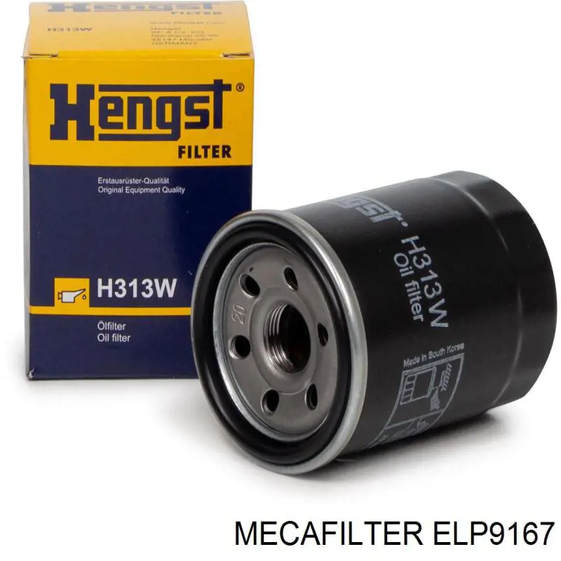 ELP9167 Mecafilter Воздушный фильтр двигателя