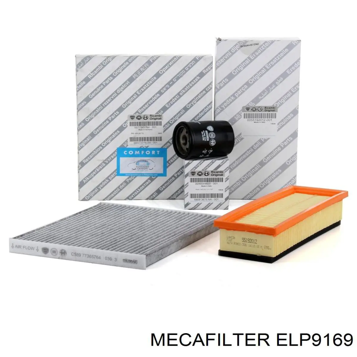 ELP9169 Mecafilter Воздушный фильтр двигателя
