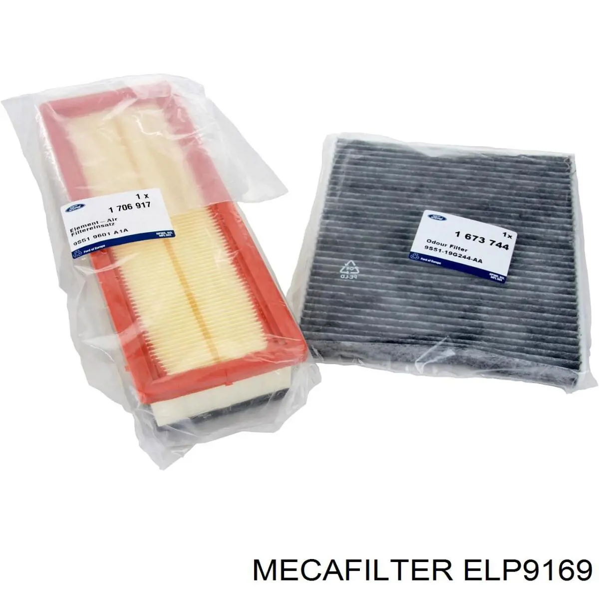 Купить ELP9169 Mecafilter Автомобильный фильтр воздуха