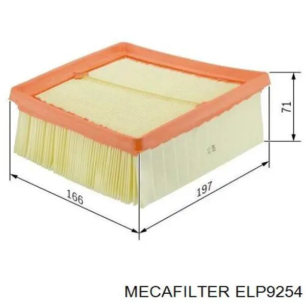 Воздушный фильтр ELP9254 Mecafilter