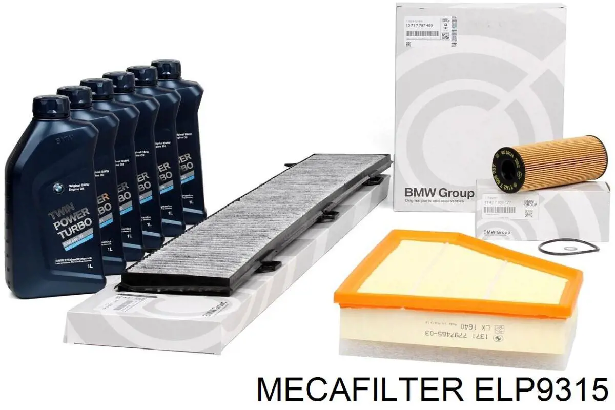 ELP9315 Mecafilter Воздушный фильтр двигателя