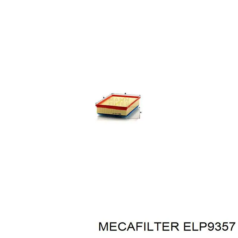 Воздушный фильтр ELP9357 Mecafilter