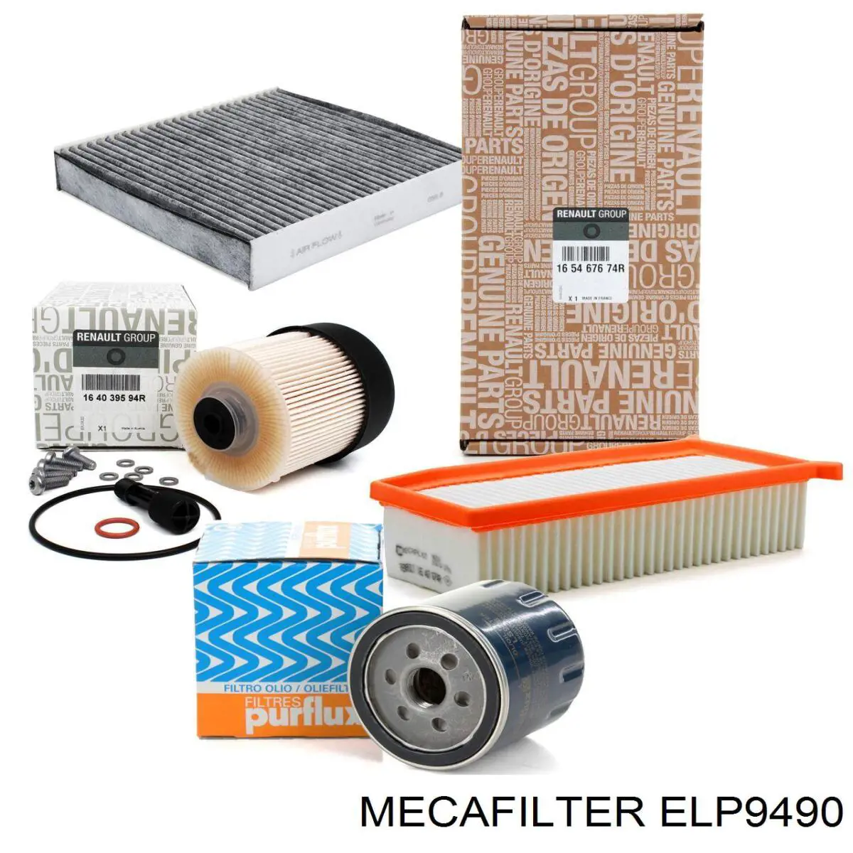 ELP9490 Mecafilter Воздушный фильтр двигателя