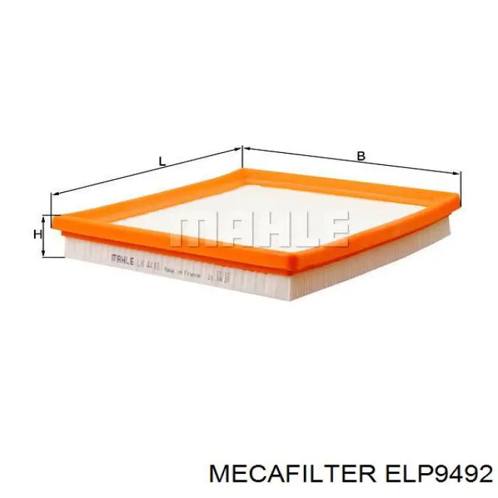 Воздушный фильтр ELP9492 Mecafilter