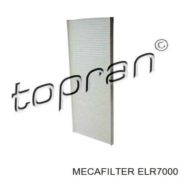 Купить ELR7000 Mecafilter Фильтр салона угольный