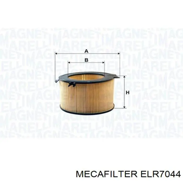 Купить ELR7044 Mecafilter Фильтр салона угольный