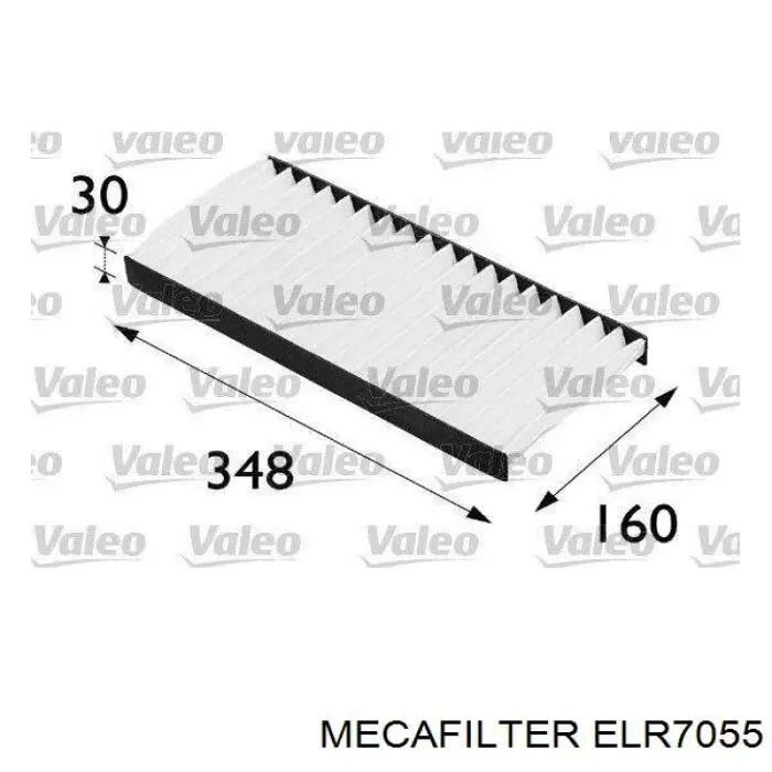 Фильтр воздушный отопителя Mecafilter ELR7055 цена, от 3.78 USD