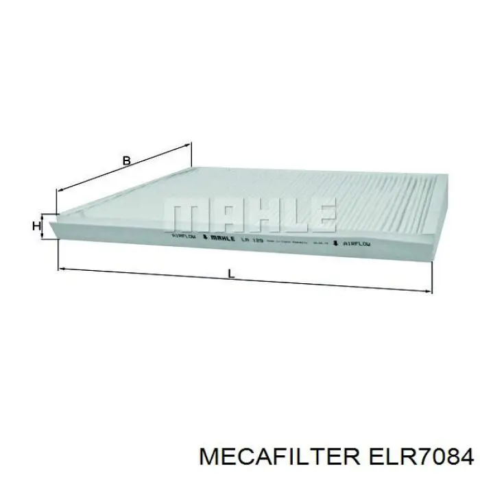 ELR7084 Mecafilter Внутрисалонный фильтр