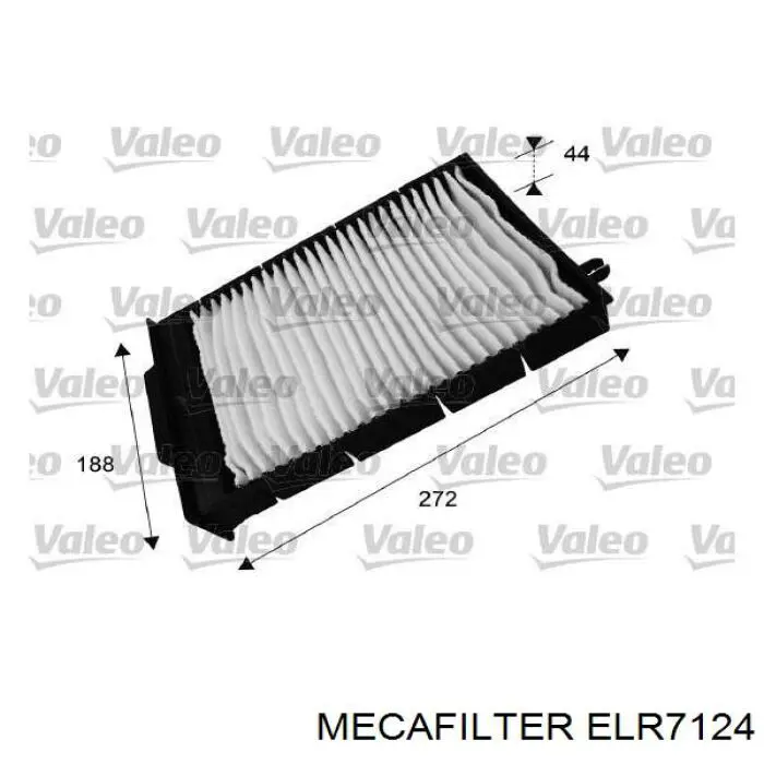 ELR7124 Mecafilter Внутрисалонный фильтр