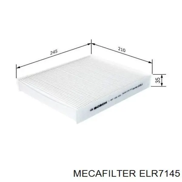 Filtro de habitáculo ELR7145 Mecafilter