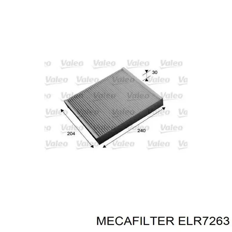 Фильтр салона ELR7263 Mecafilter