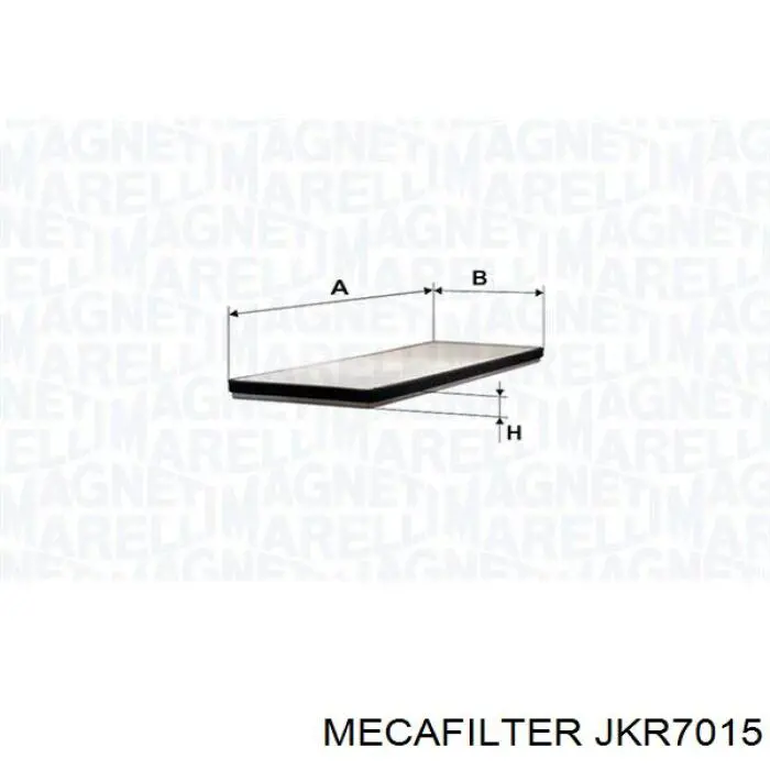 JKR7015 Mecafilter Внутрисалонный фильтр