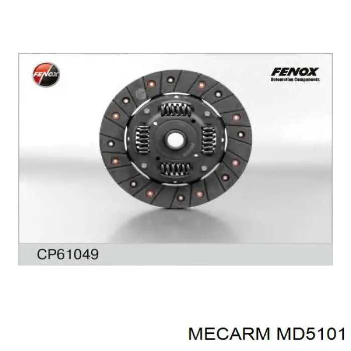 Диск сцепления MD5101 Mecarm