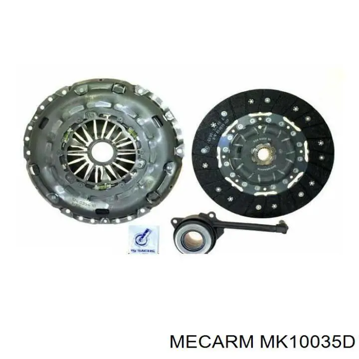 Комплект сцепления (3 части) Mecarm MK10035D цена, от 181.73 USD