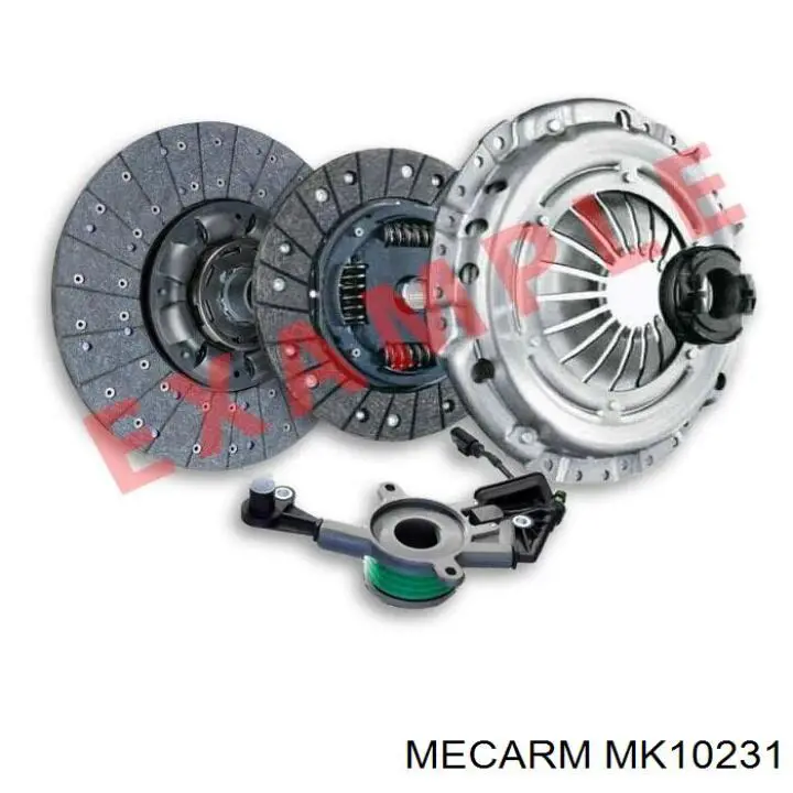 Комплект сцепления (3 части) Mecarm MK10231 цена, от 158.00 USD