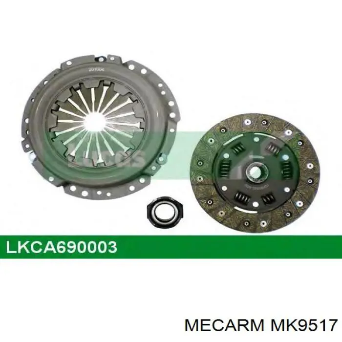 Комплект сцепления (3 части) Mecarm MK9517 цена, от 82.23 USD
