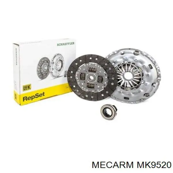 Комплект сцепления (3 части) Mecarm MK9520 цена, от 87.01 USD
