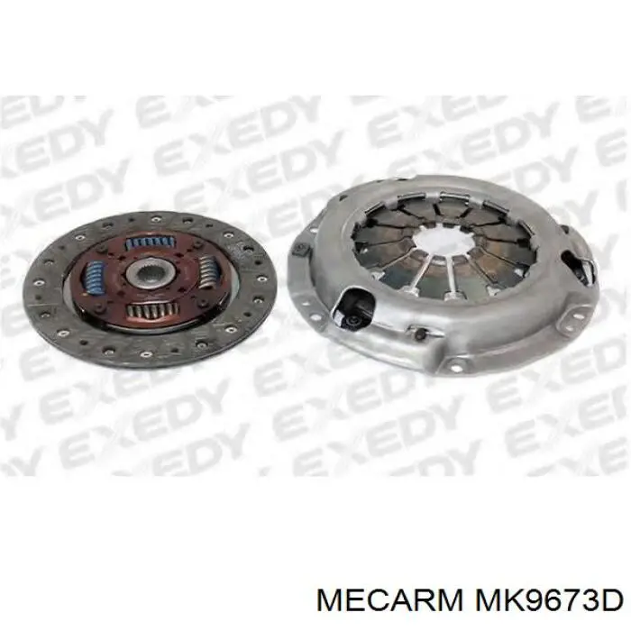 Купить MK9673D Mecarm Комплект сцепления (диск, корзина, подшипник)