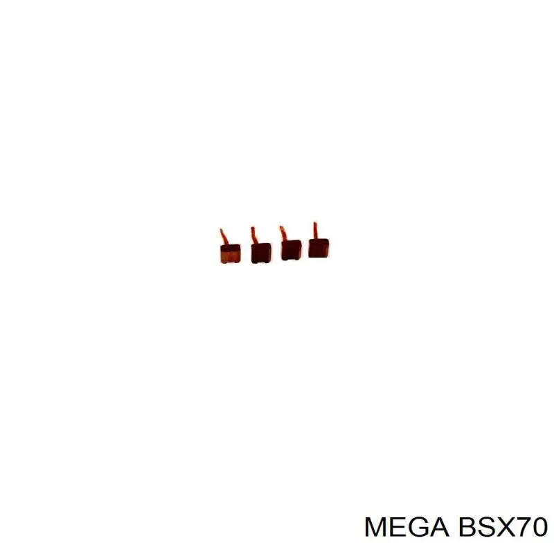 BSX70 Mega щетка стартера