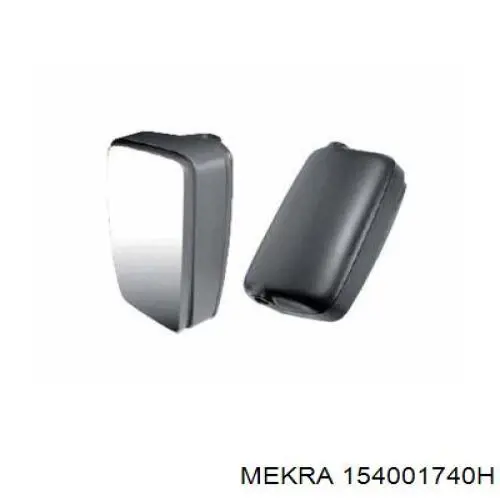 Зеркальный элемент зеркала заднего вида Mekra 154001740H цена, от 8.77 USD