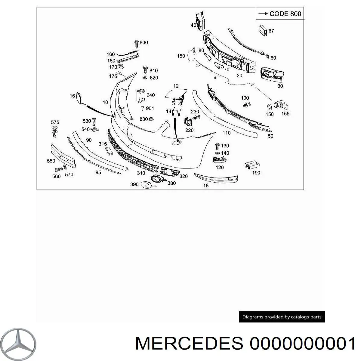 Sinal de parada traseiro adicional Mercedes 0000000001 preço, a partir de 0,94 USD