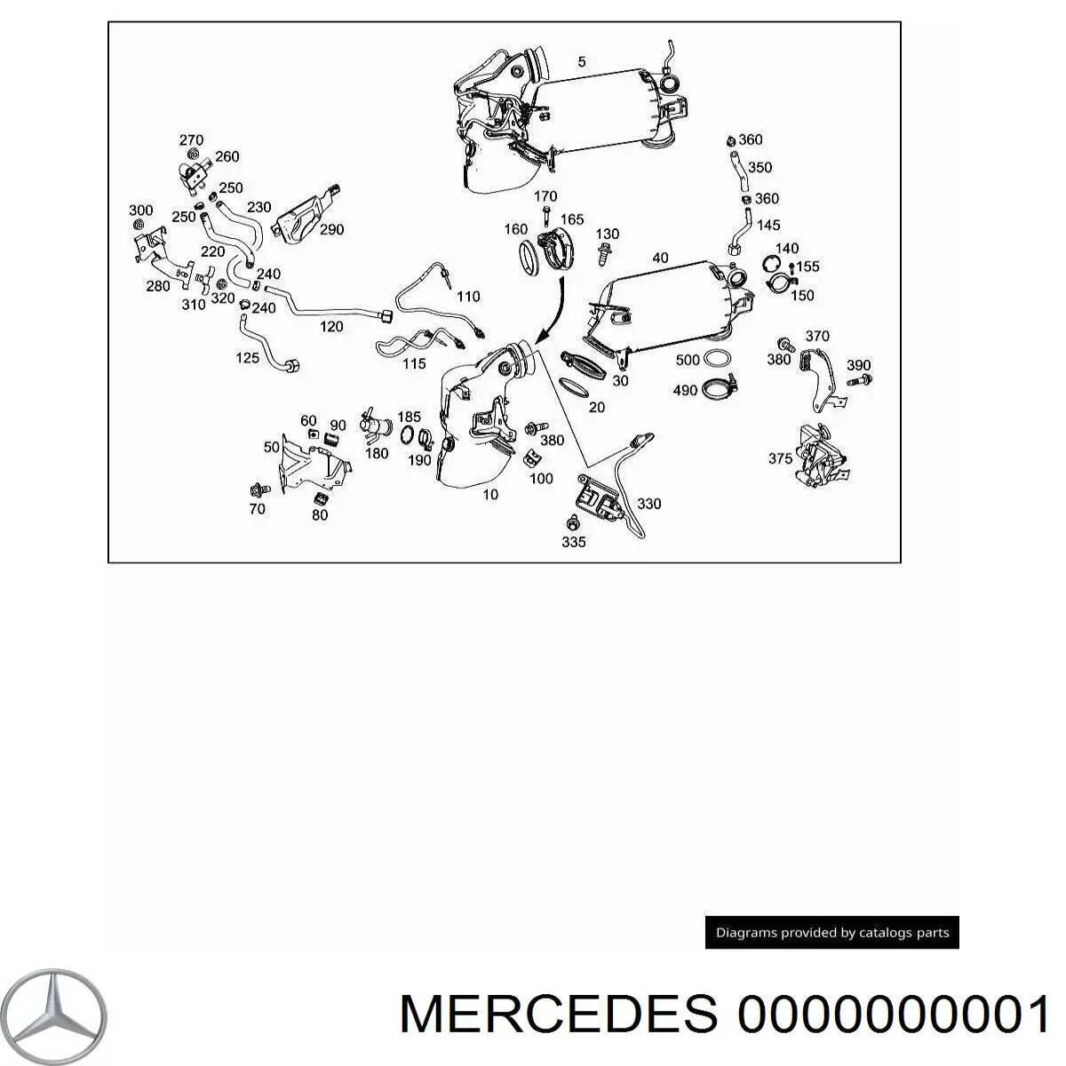 Compre 0000000001 Mercedes Sinal de parada traseiro adicional