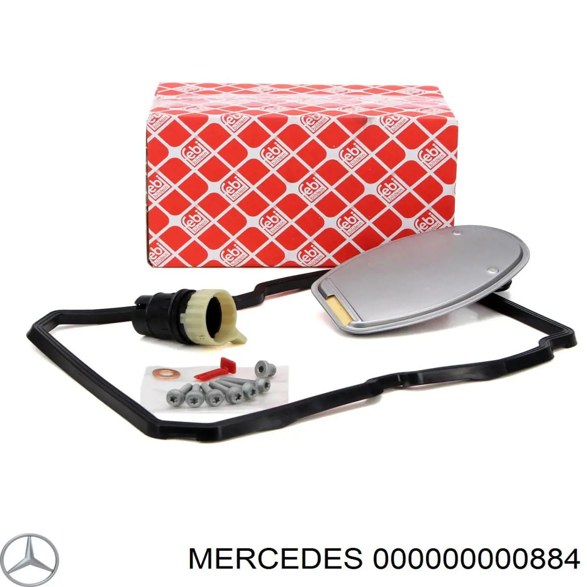 000000000884 Mercedes tampão de panela da caixa automática de mudança