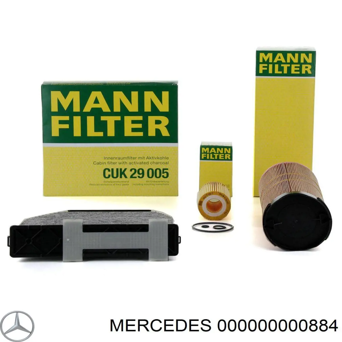 Купить 000000000884 Mercedes Пробка поддона АКПП