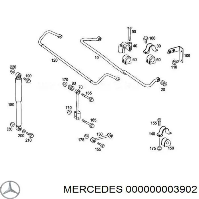  Mercedes N000000003902 цена, от 3.36 USD