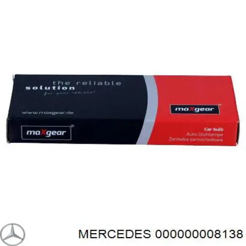 Купить 000000008138 Mercedes Лампочка