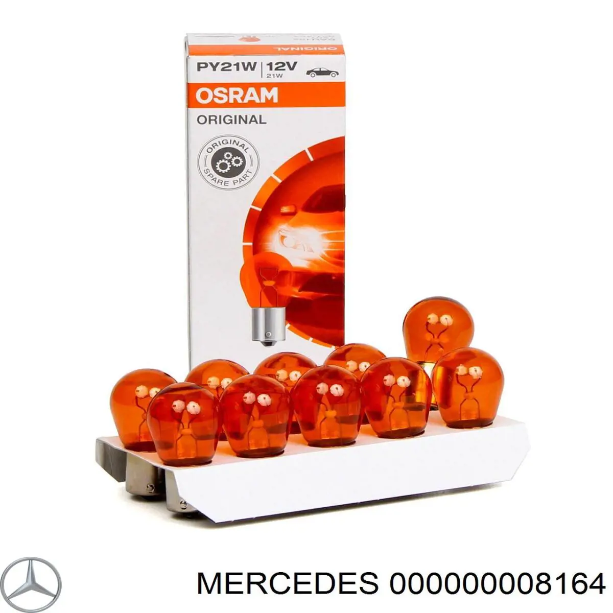 Лампочка поворота 000000008164 Mercedes