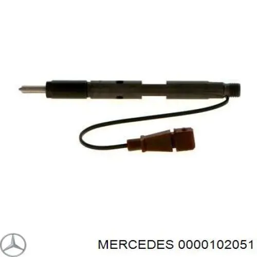 0000102051 Mercedes injetor de injeção de combustível