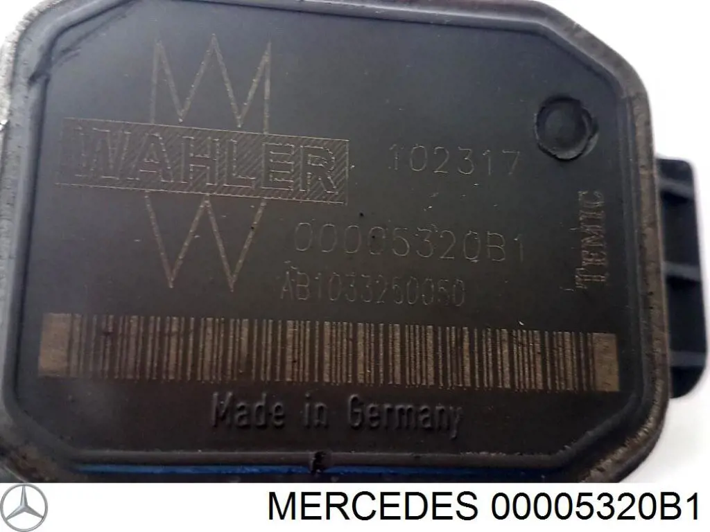 00005320B1 Mercedes válvula egr de recirculação dos gases